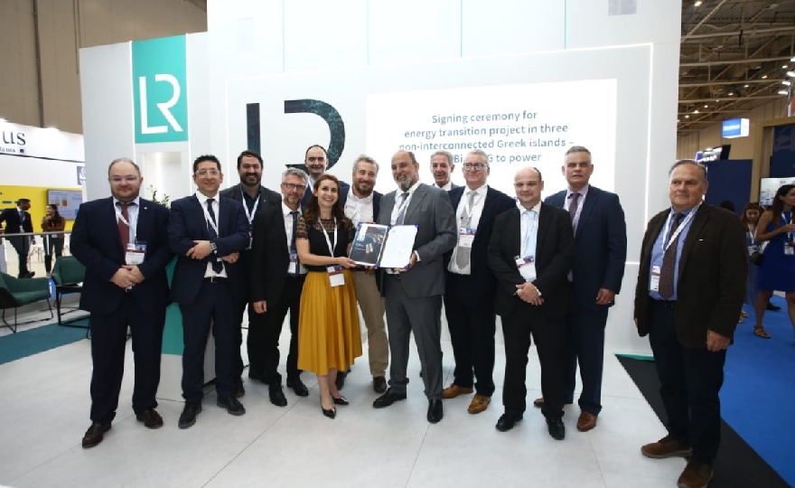 LR and Blue Sea Power sign up to energy transition project for three non-interconnected (NIIs) Greek islands